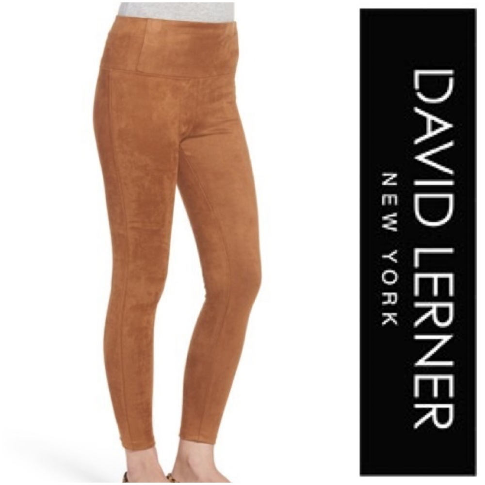 David Lerner Elliot High Rise Suede Leggings